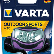 LED galvas lukturis VARTA OUTDOOR SPORTS H30, 120lm, 3xAAA