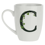 Porcelain letter mug C La Porcellana Bianca Atupertu 380ml