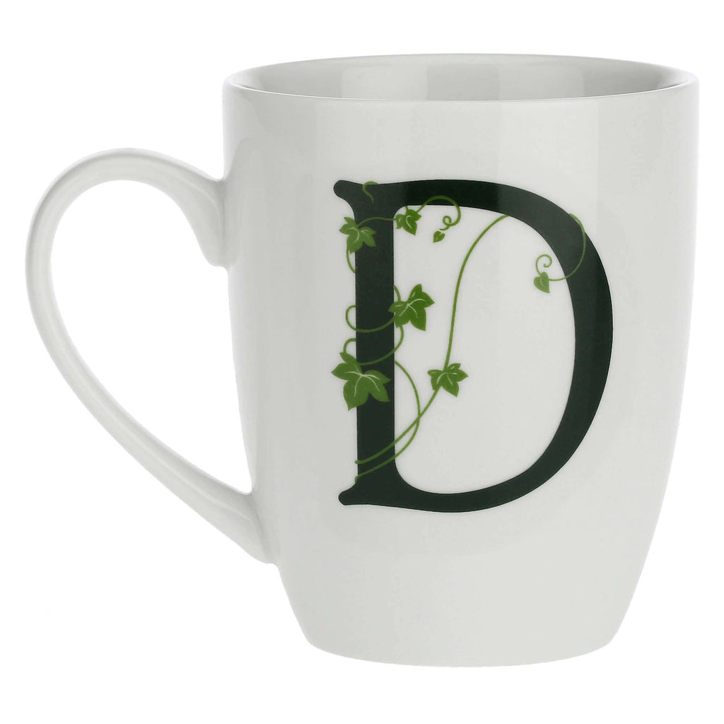 Porcelāna burtu krūze D La Porcellana Bianca Atupertu 380ml