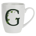 Porcelāna burtu krūze G La Porcellana Bianca Atupertu 380ml