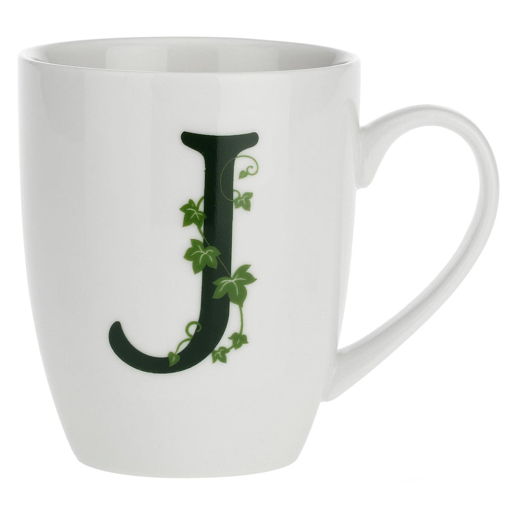 Porcelāna burtu krūze J La Porcellana Bianca Atupertu 380ml
