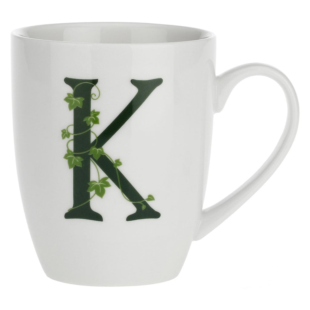 Porcelāna burtu krūze K La Porcellana Bianca Atupertu 380ml