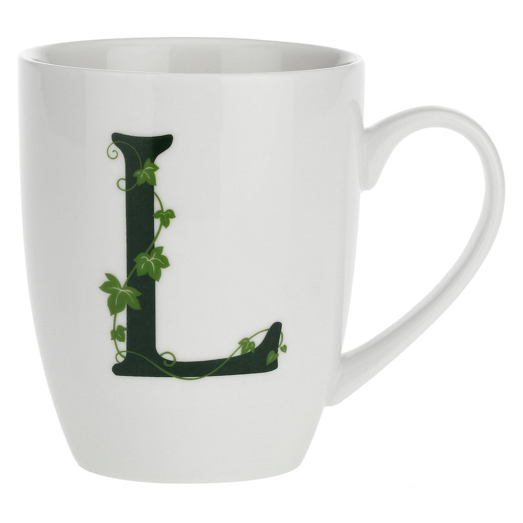 Porcelāna burtu krūze L La Porcellana Bianca Atupertu 380ml