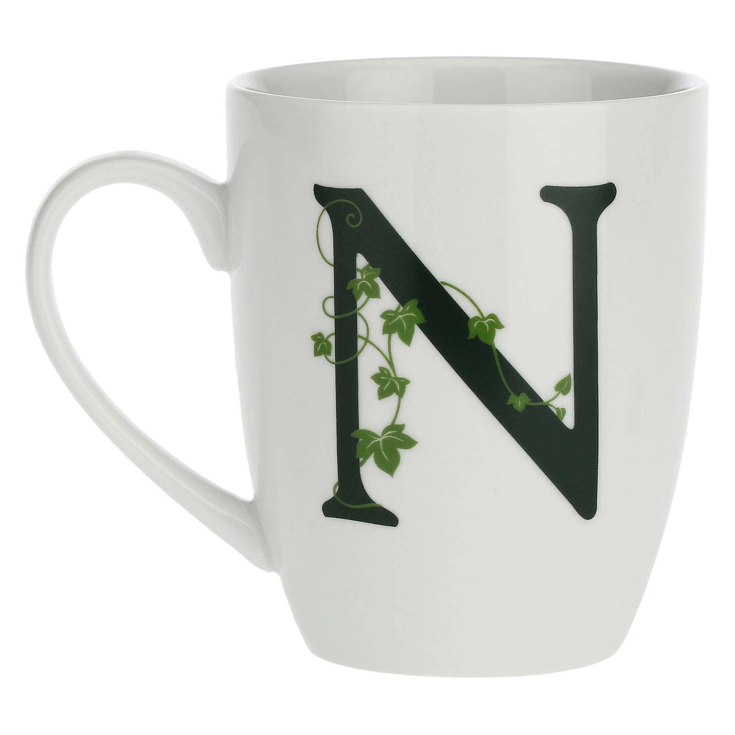 Porcelāna burtu krūze N La Porcellana Bianca Atupertu 380ml