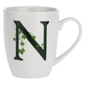 Porcelāna burtu krūze N La Porcellana Bianca Atupertu 380ml