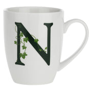 Porcelāna burtu krūze N La Porcellana Bianca Atupertu 380ml