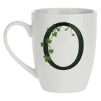 Porcelain letter mug O La Porcellana Bianca Atupertu 380ml