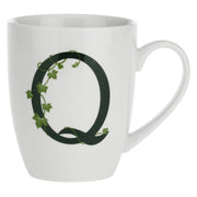 Porcelāna burtu krūze Q La Porcellana Bianca Atupertu 380ml