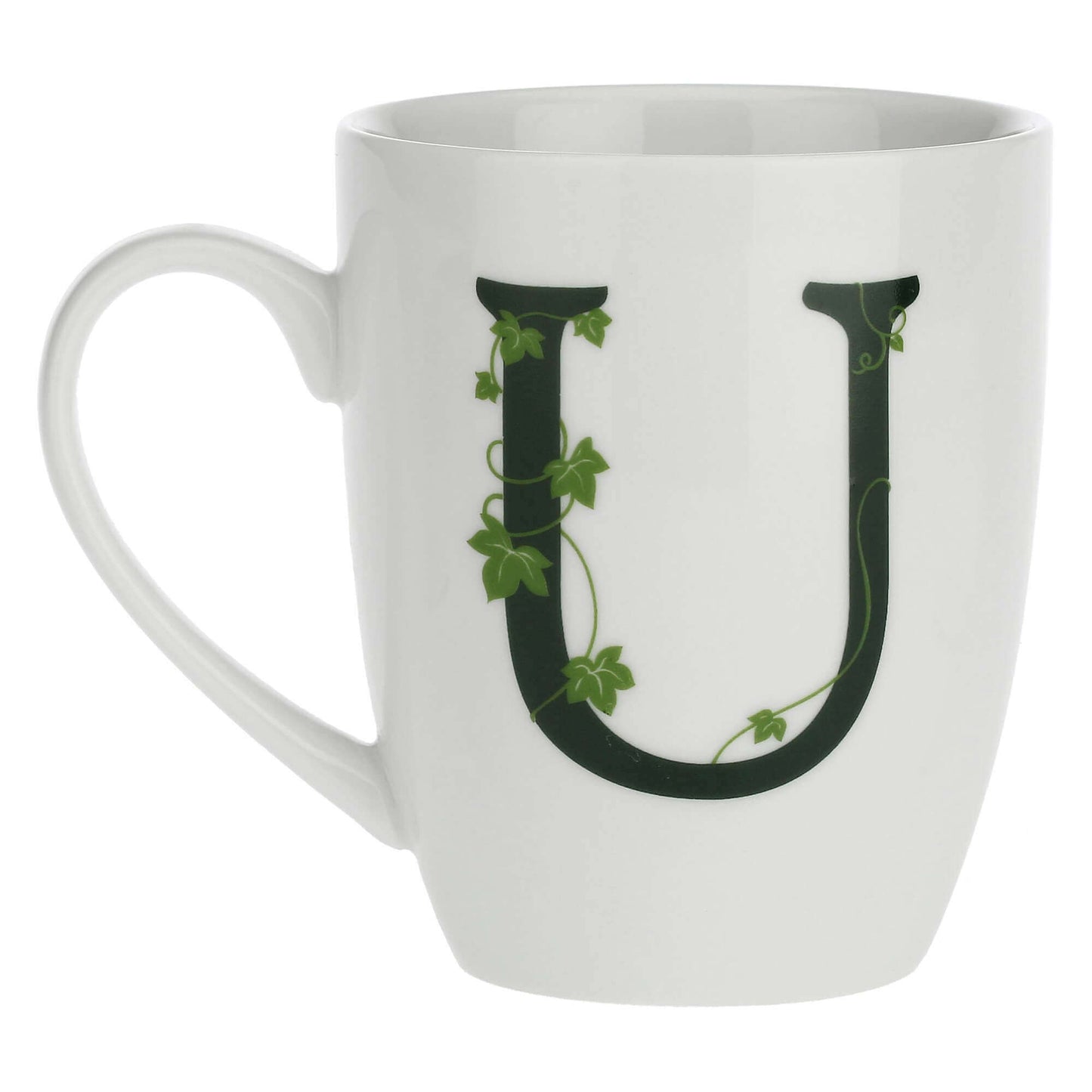 Porcelāna burtu krūze U La Porcellana Bianca Atupertu 380ml