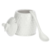 Porcelāna cukurtrauks La Porcellana Bianca Aperegina 6.5cm, ar karoti
