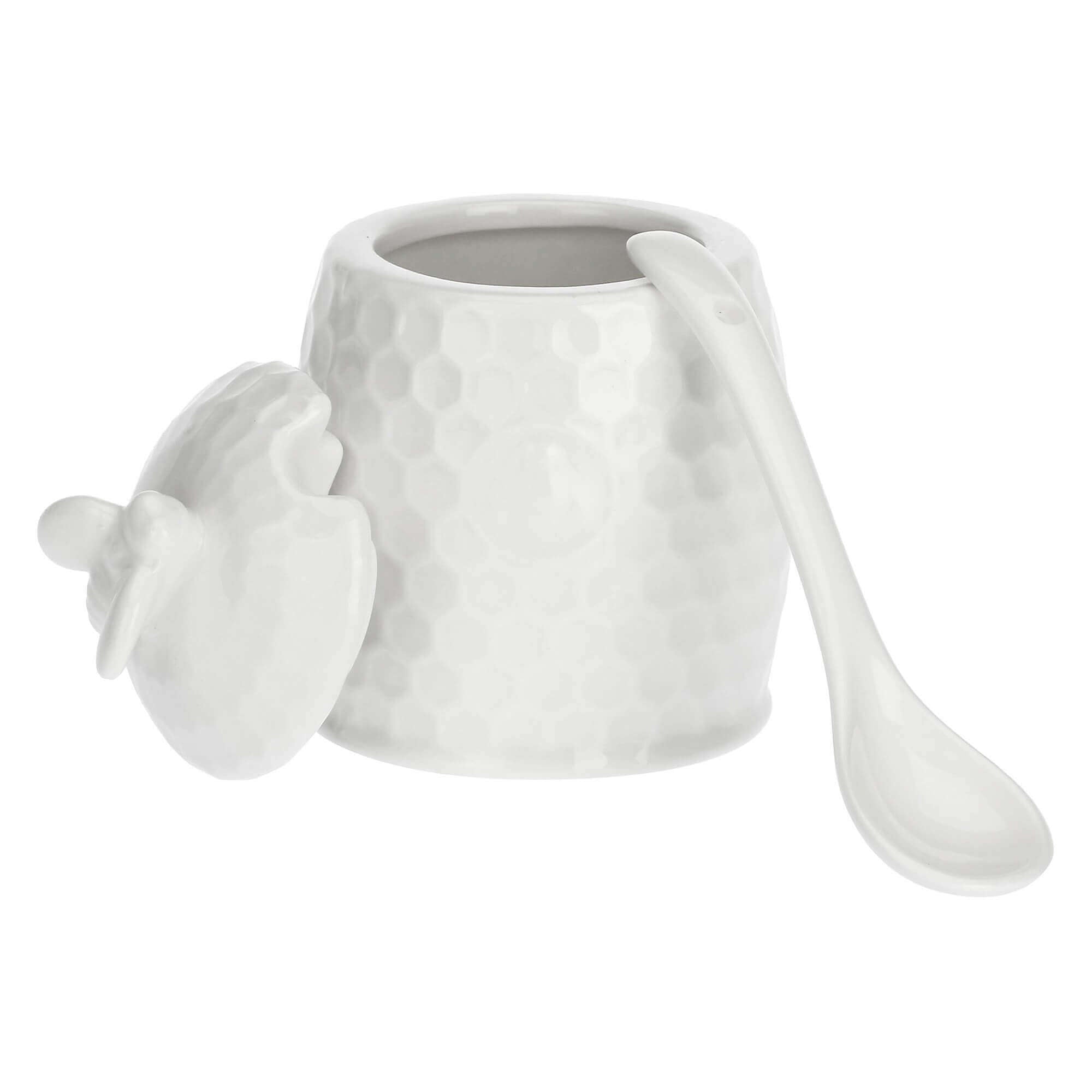 Porcelāna cukurtrauks La Porcellana Bianca Aperegina 6.5cm, ar karoti