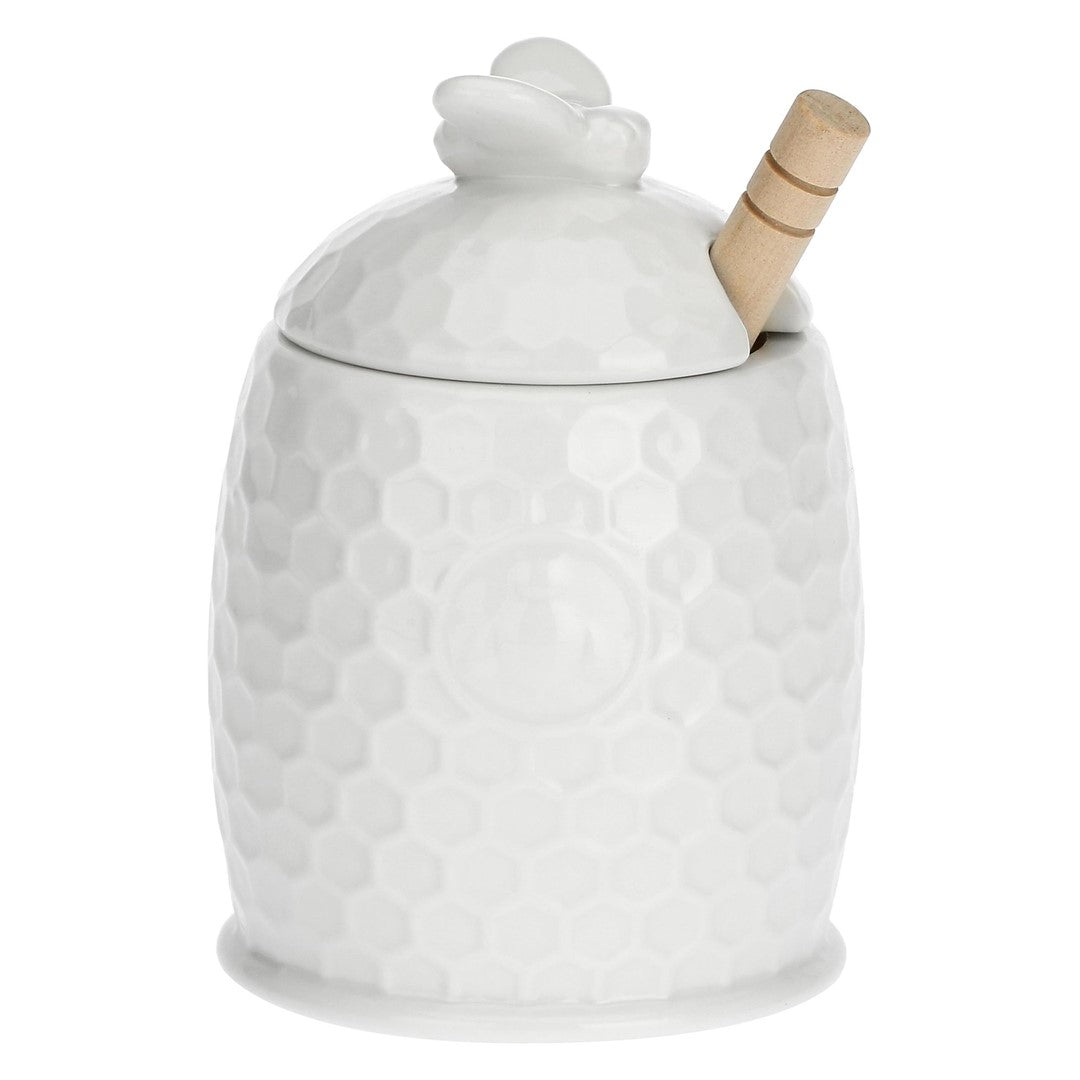 Porcelāna medus trauks La Porcellana Bianca Aperegina 8cm