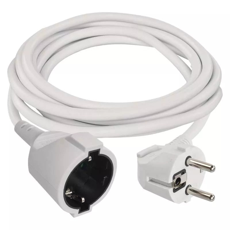 Pagarinātāja vads PVC 1rozete 2m 1.0mm2 3680W balts EMOS