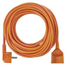Pagarinātājs, 25 m / 1 kontaktligzda / oranžs / PVH / 250 V / 1,5 mm2 EMOS