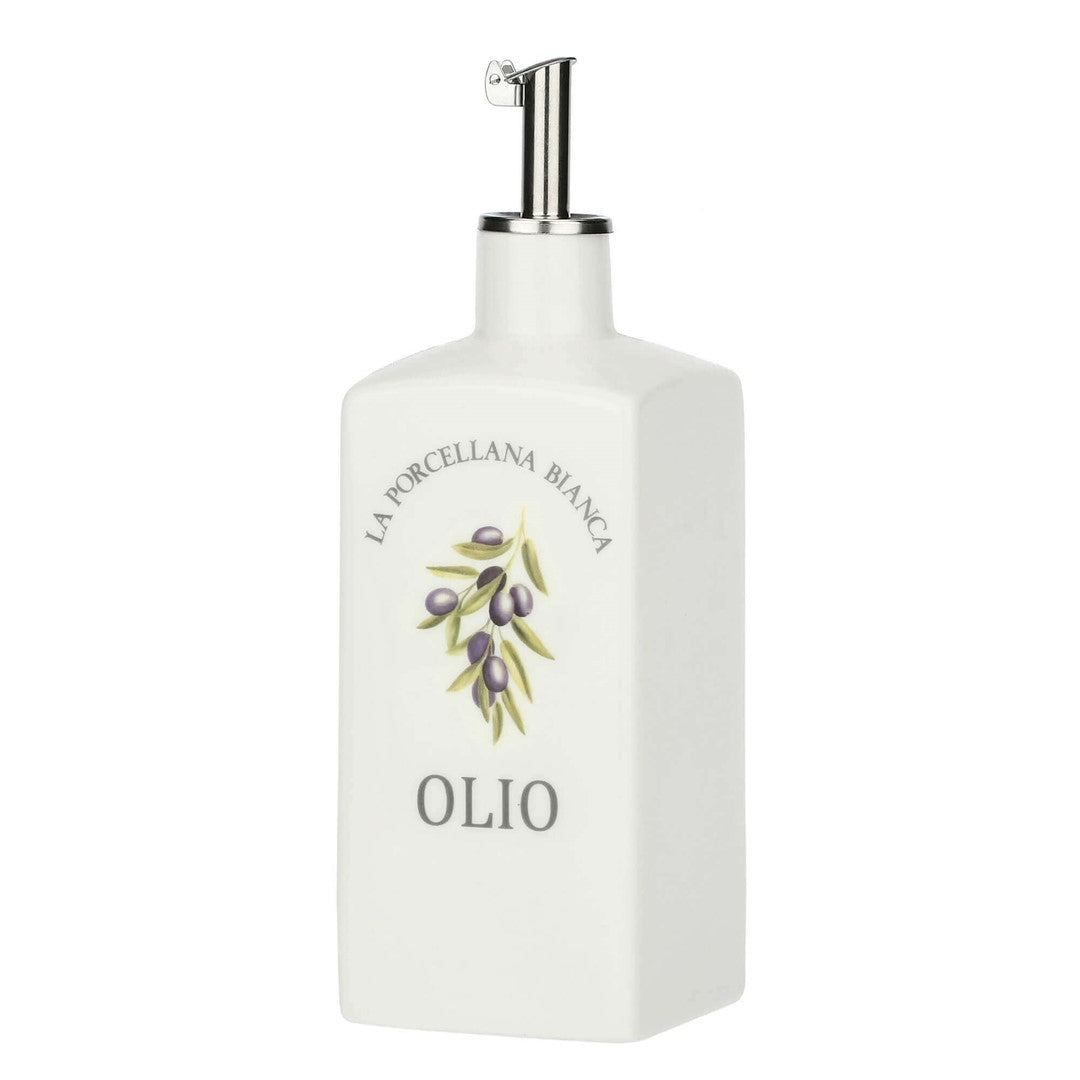 Eļļas pudele 250ml La Porcellana Bianca Conserva porcelāna, balta