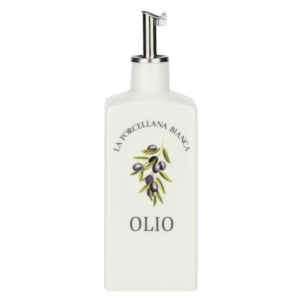 Eļļas pudele 250ml La Porcellana Bianca Conserva porcelāna, balta