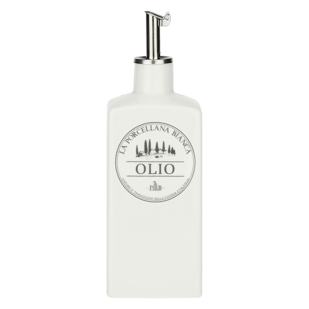 Eļļas pudele 250ml La Porcellana Bianca Conserva porcelāna