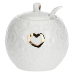 Porcelāna cukurtrauks La Porcellana Bianca Valentino Oro 0.27L