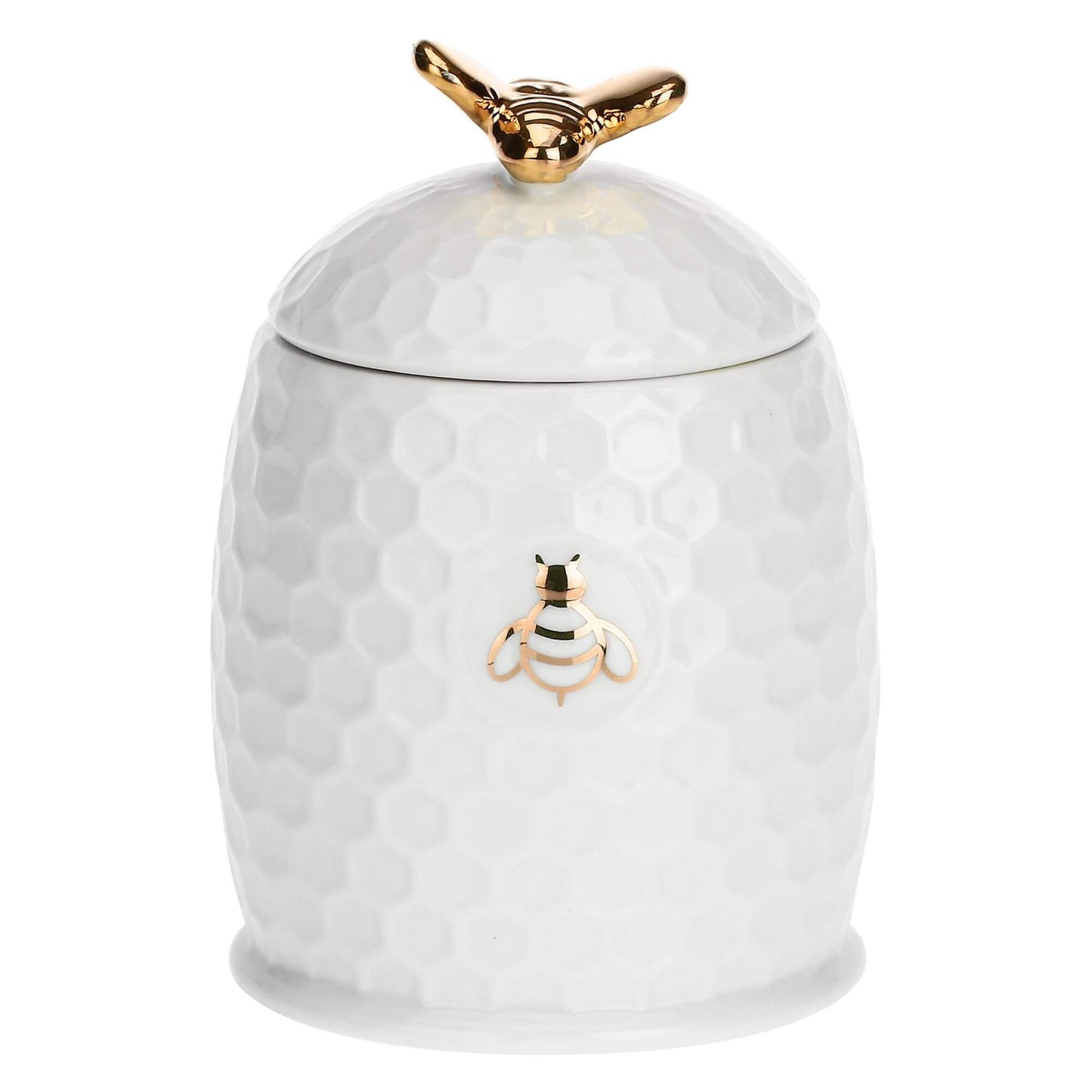 Porcelāna medus trauks La Porcellana Bianca Aperegina ORO 8cm