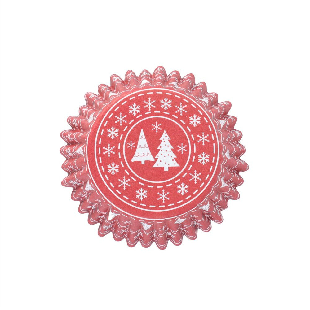 Kēksiņu papīra/folijas formiņas PME Cake 30gab. Ø 5cm Ziemassvētki
