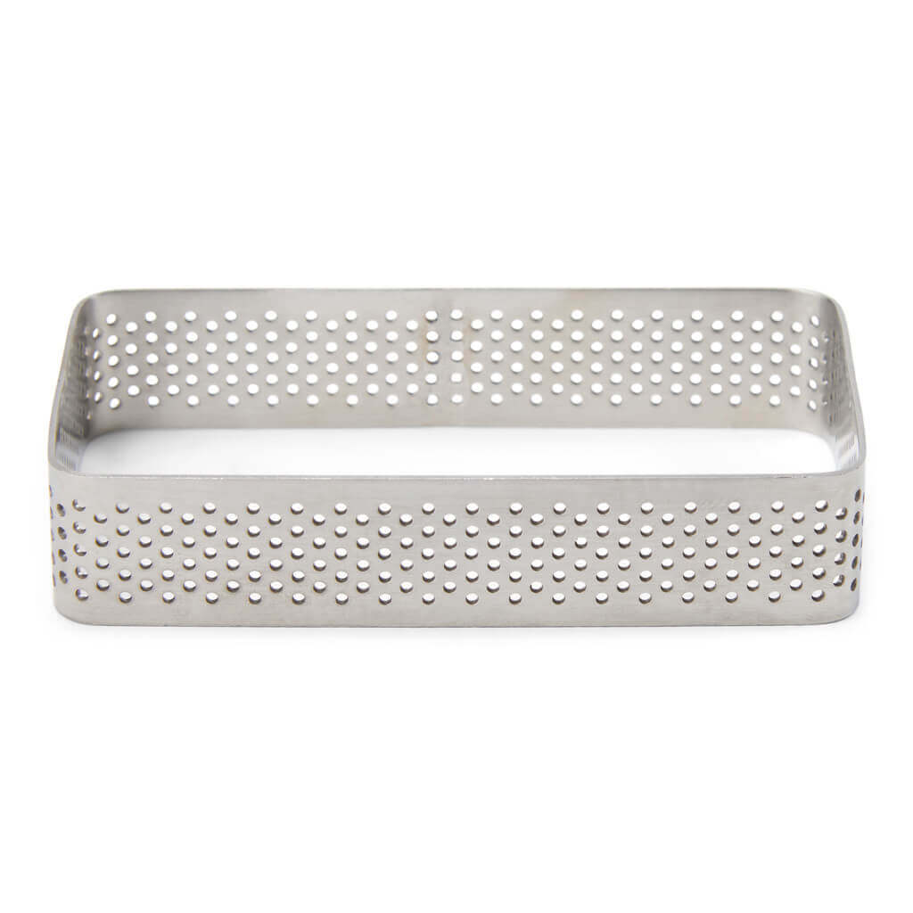 Taisnstūra perforēta forma 10 x 6cm PATISSE - individuālām porciju kūciņām