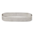 Ovāla, prforēta konditorejas forma 13 x 4cm PATISSE tartaletēm, musa kūkām