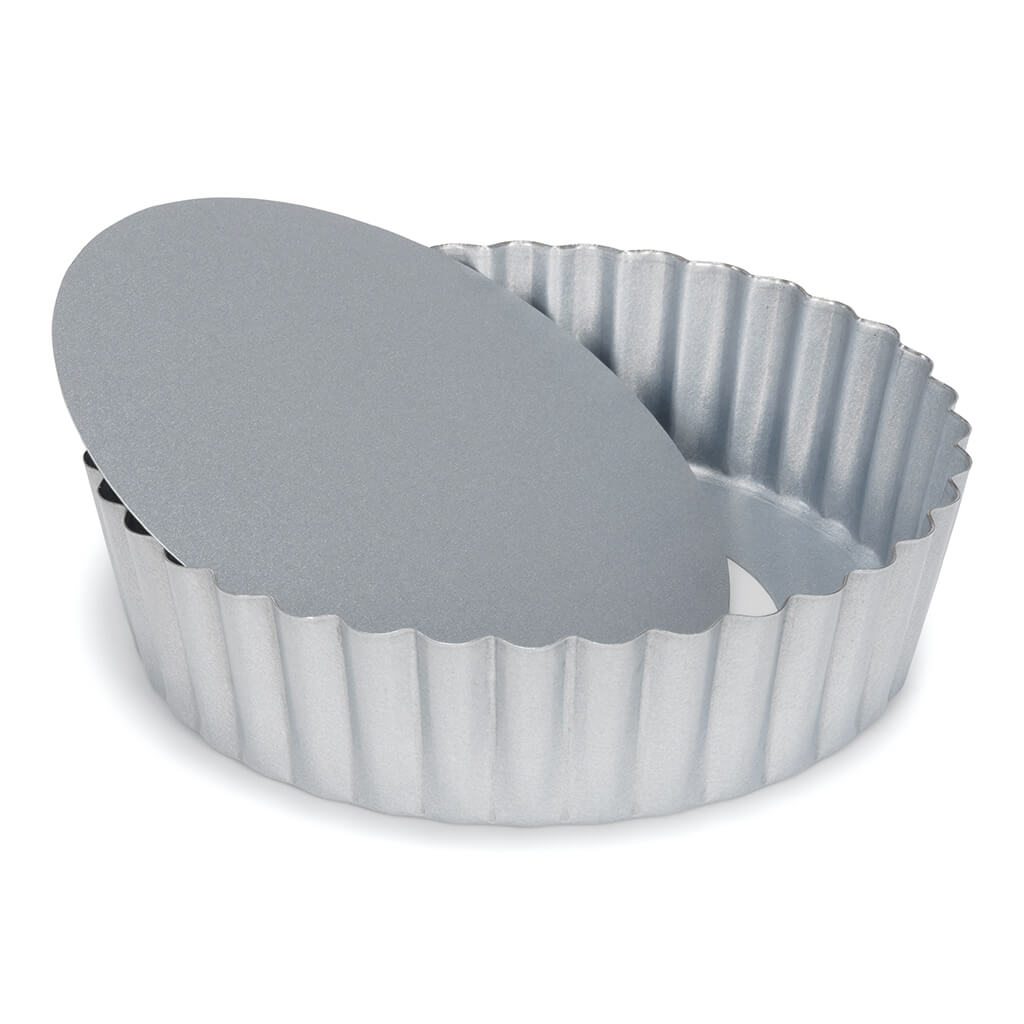 Dziļa tartes forma 25cm ar izņemamu apakšu Patisse Silver-Top