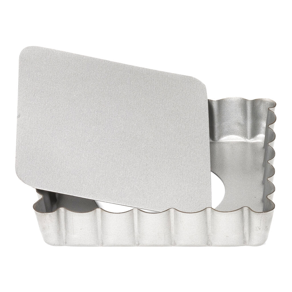 Tartaletes forma 10 x 10cm PATISSE SILVER-TOP, ar izņemamu apakšu