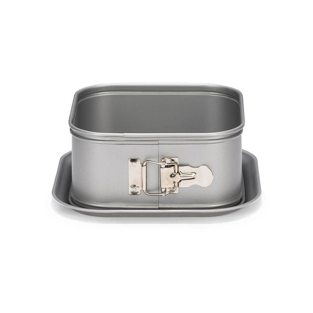 Dziļa kvadrātveida tortes forma ar atveramu malu Patisse Silver-Top 16cm