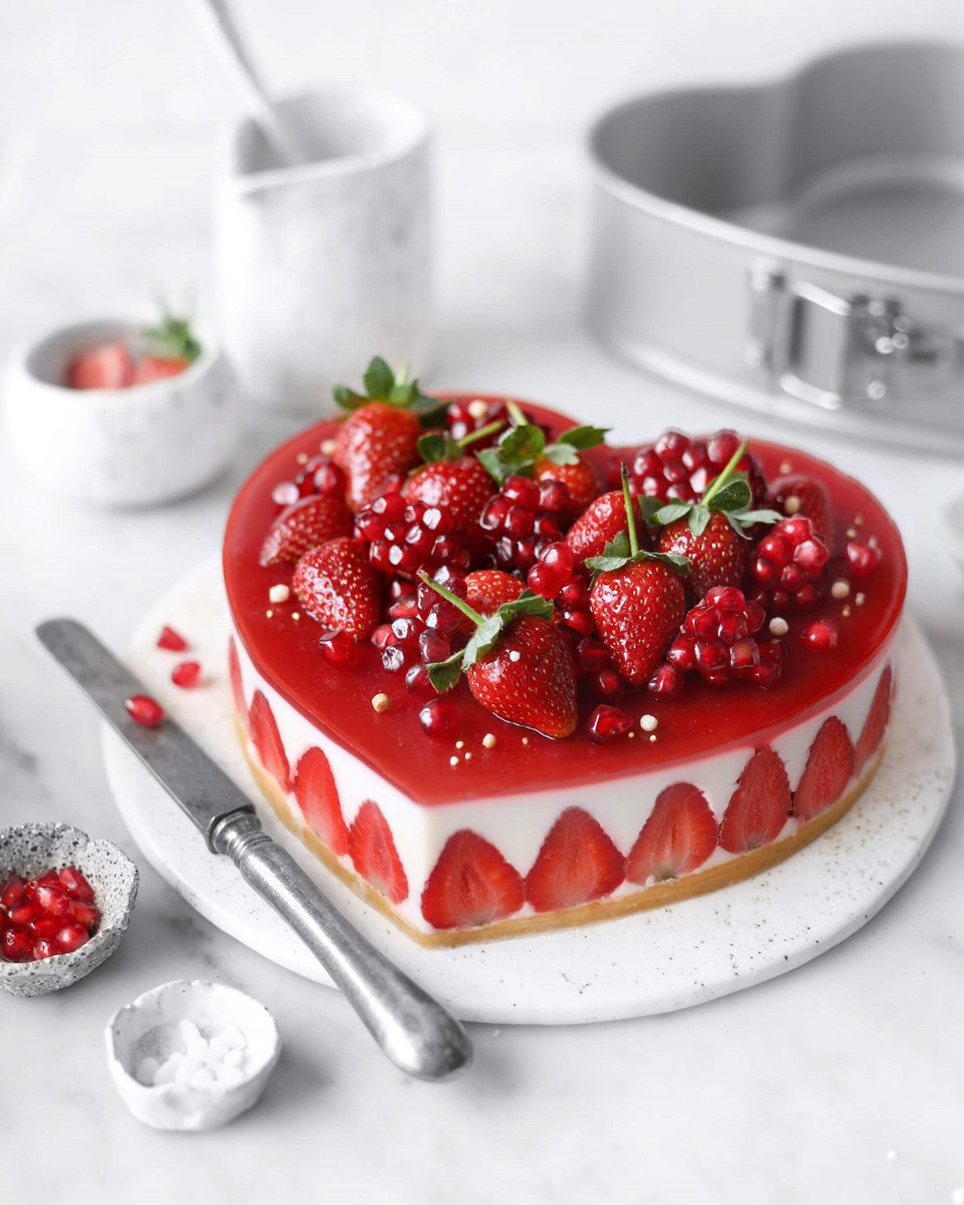 Sirdsveida kūkas forma Patisse Silver-Top 20cm