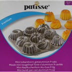 Cepešpanna 9 Bundt kūciņām Patisse Premium 24 x 24cm