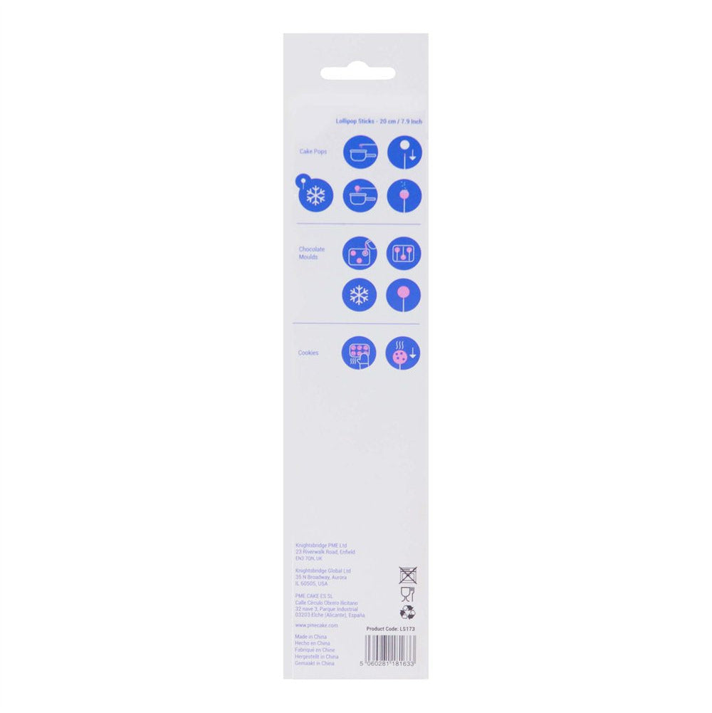 Cake pop saldumu kociņi PME Cake Lollypop Sticks