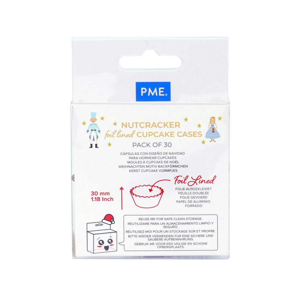 Kēksiņu papīra/folijas formiņas PME Cake 30gab. Ø 5cm Riekstkodis