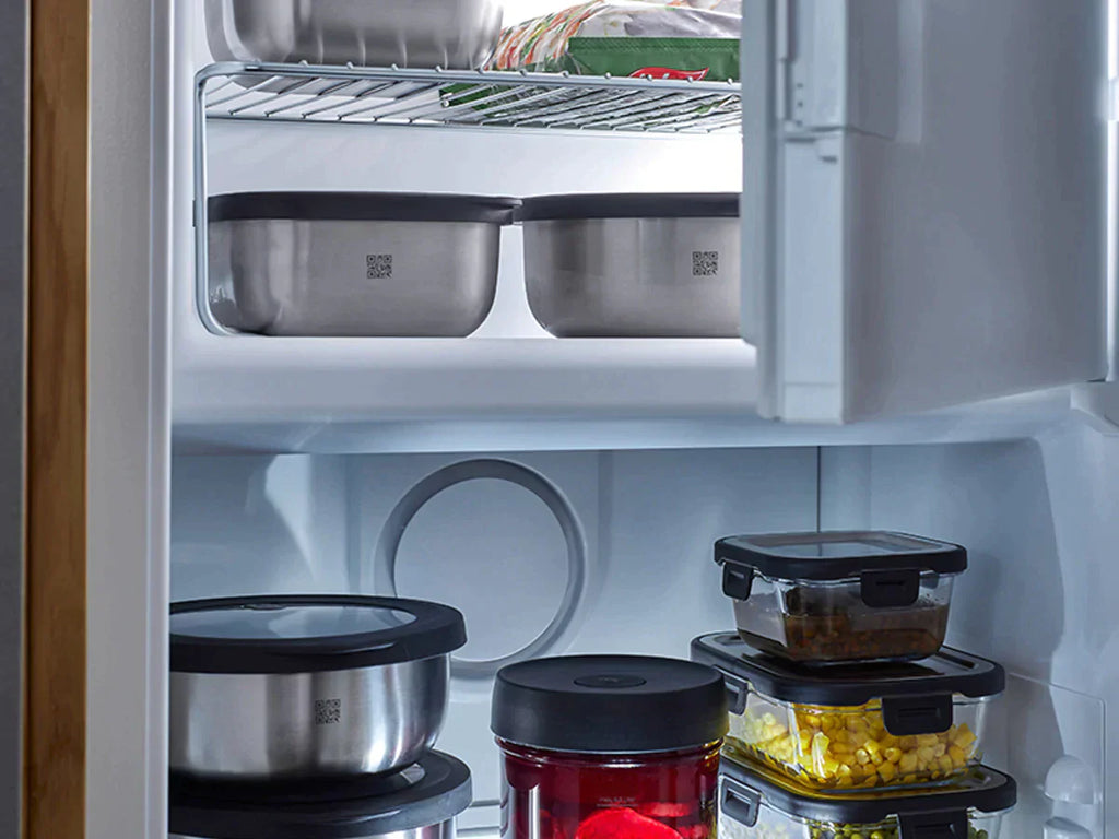 Konteiners pārtikas uzglabāšanai GEFU PROVIDO 0.9L, nerūsējošā tērauda, ar vāku