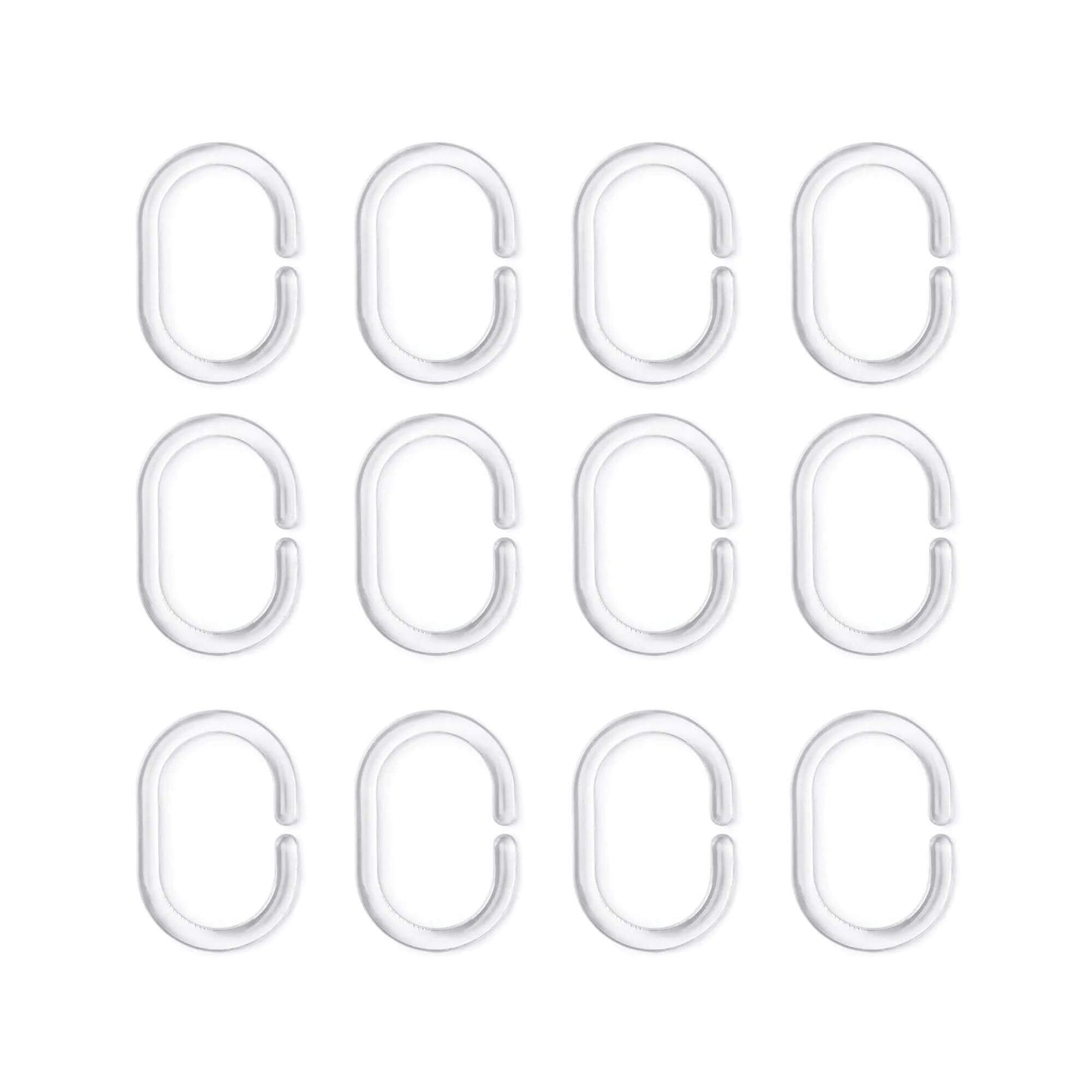 Dušas aizkari Rayen 180 x 200cm, balti ar pumpiņām