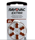 V312AT 1.45V PR41 Zinc-Air Acoustic EXTRA ADV.BL6 HG=0 baterija Rayovac RA312MF-6
