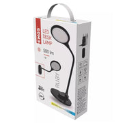 LED galda lampa EMOS RUBY 500lm 3K/4K/6K melna