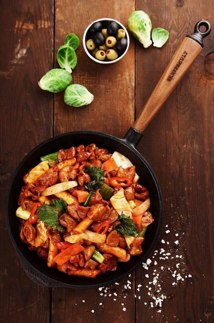 Skeppshult Walnut čuguna panna
