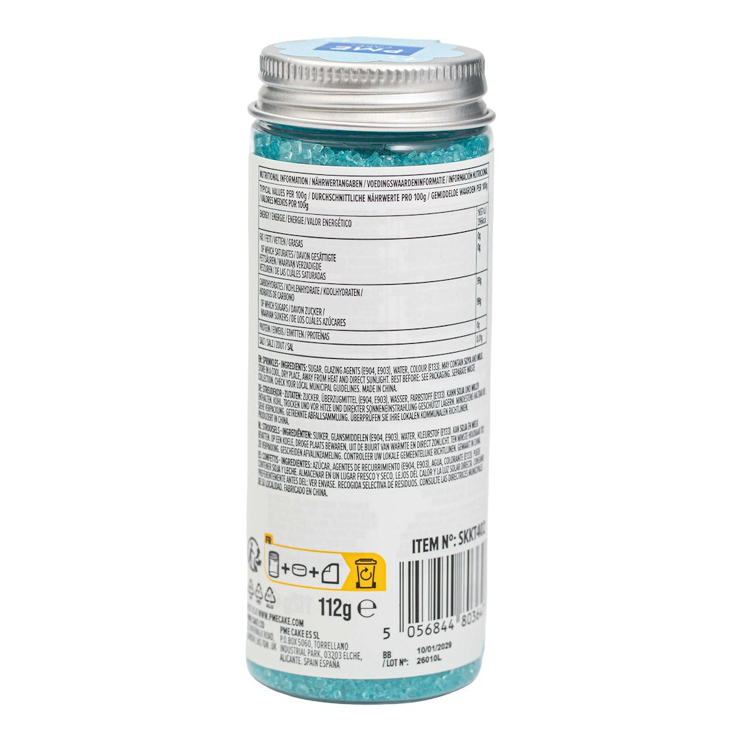 PME Cake Sprinkles cukura kristāli 112g