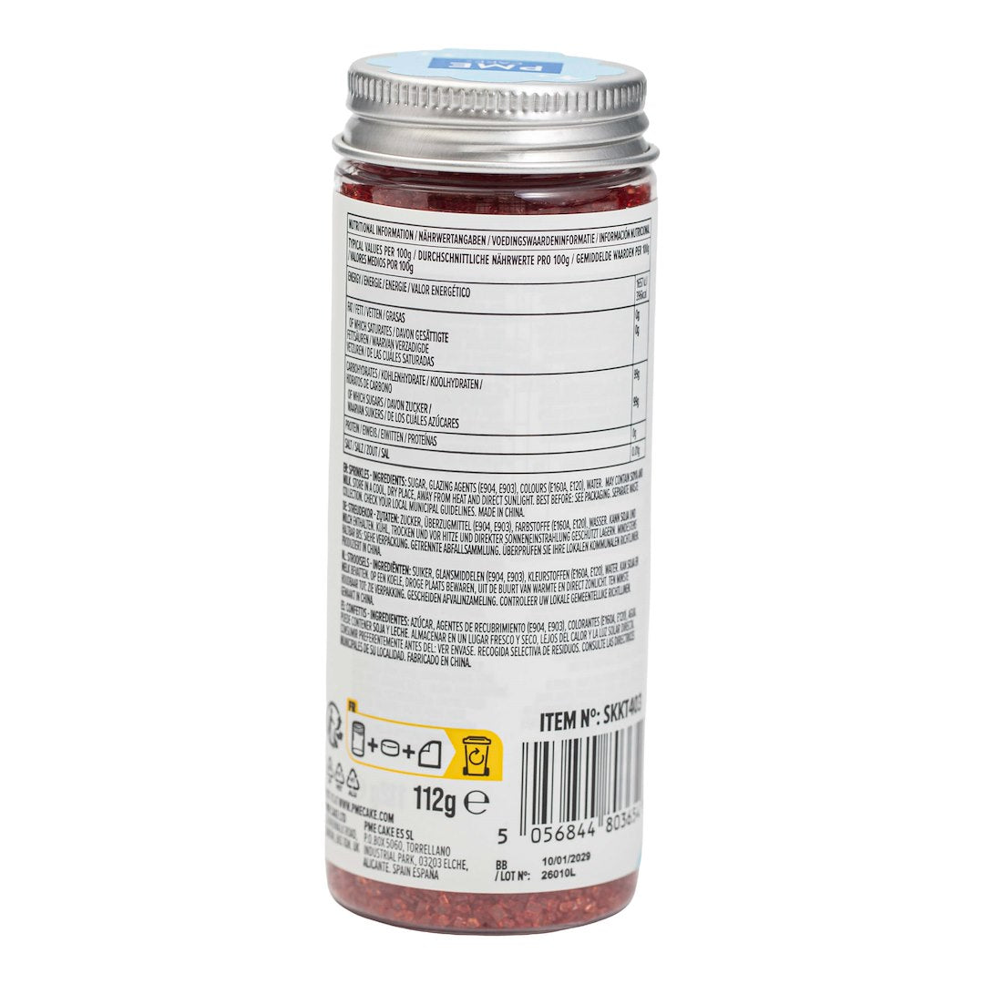 PME Cake Sprinkles cukura kristāli 112g
