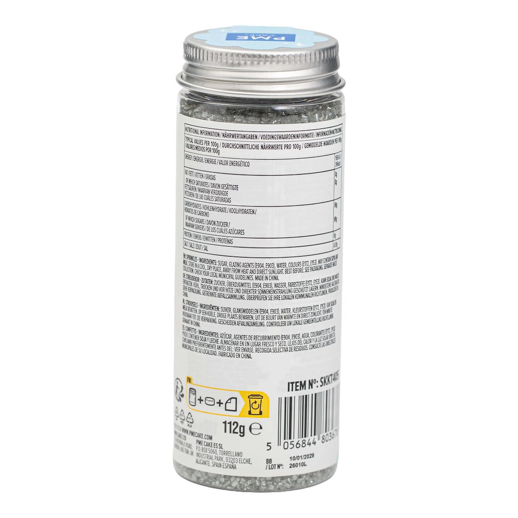 PME Cake Sprinkles cukura kristāli 112g
