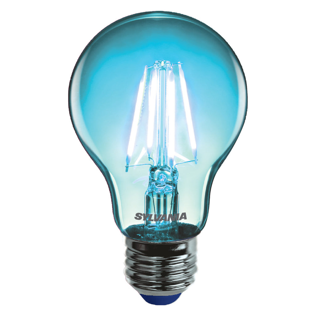 LED spuldze Sylvania GLS A60 FILAMENT E27 4W 80lm IP54 zila