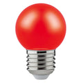 LED spuldze Sylvania Deco Ball E27 1W sarkana