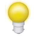 LED spuldze Sylvania B22 0.5W IP44 BALL, dzeltena