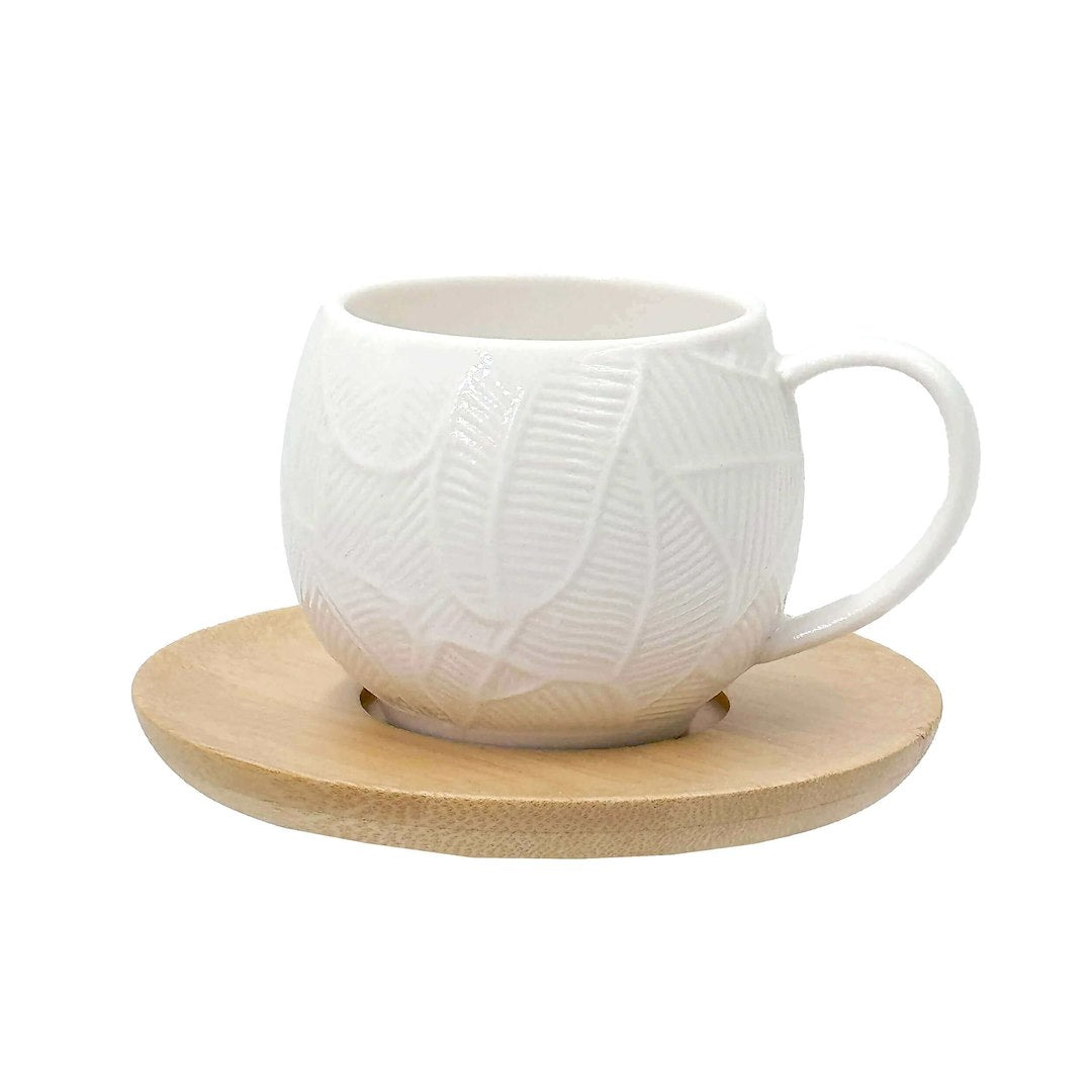 La Porcellana Bianca Intavola espresso tases ar apakštasītēm, 90 ml, 6 gab.