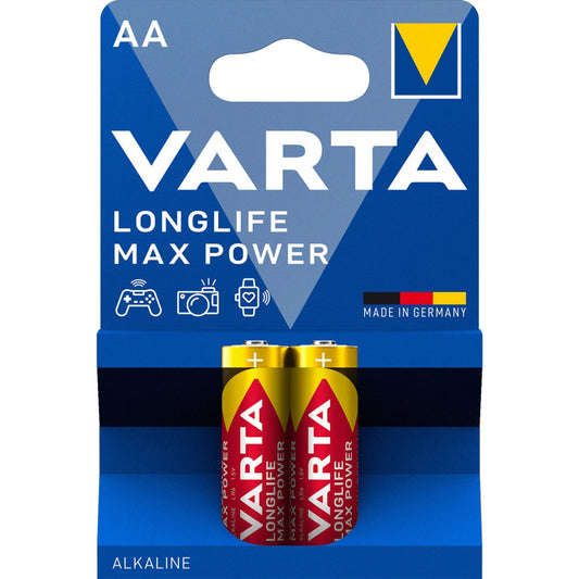 Baterijas VARTA Longlife Max Power Alkaline AA 1.5V, 2gb.