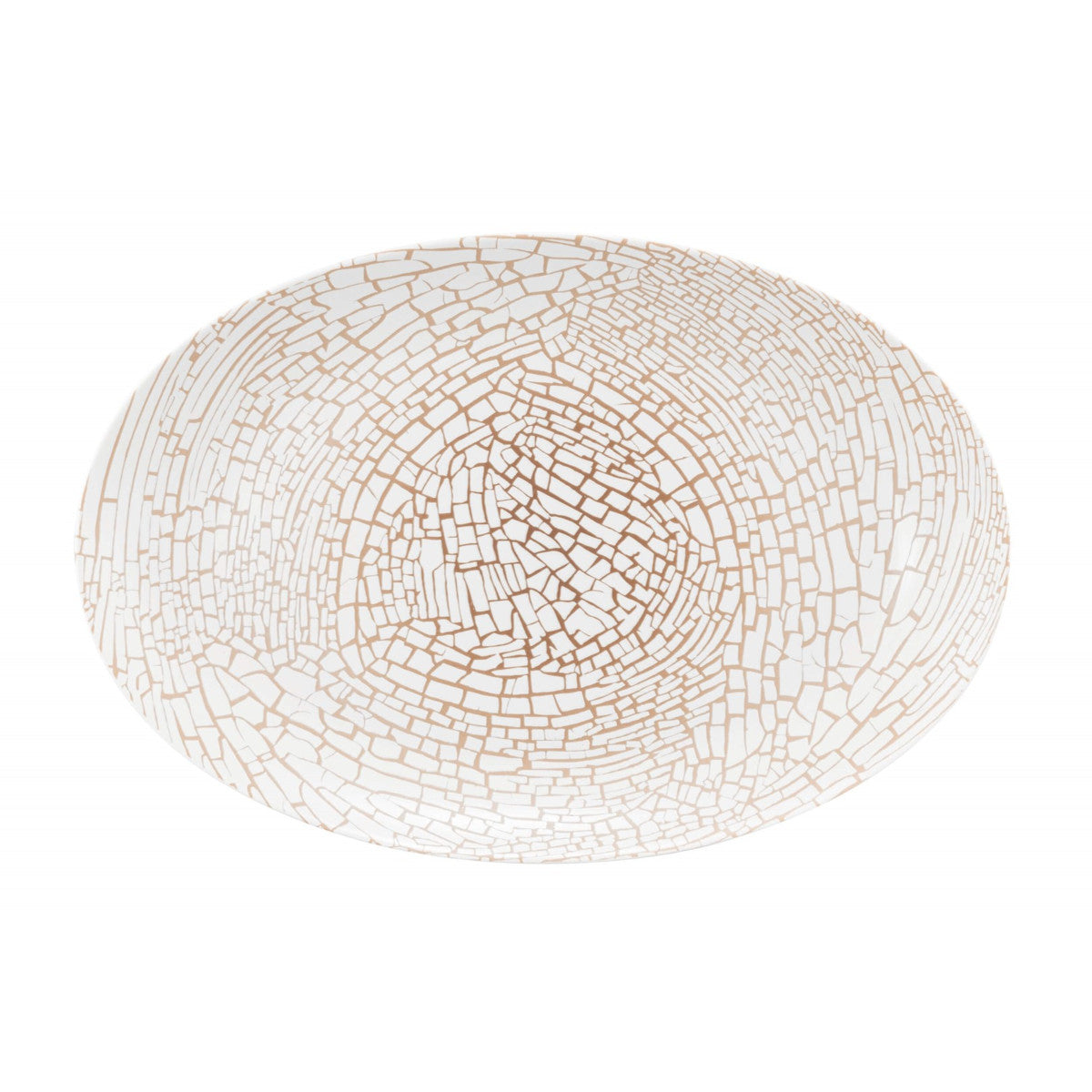 Ovāls porcelāna šķīvis 31.5 x 21 cm Seltmann Weiden Liberty Krakelee
