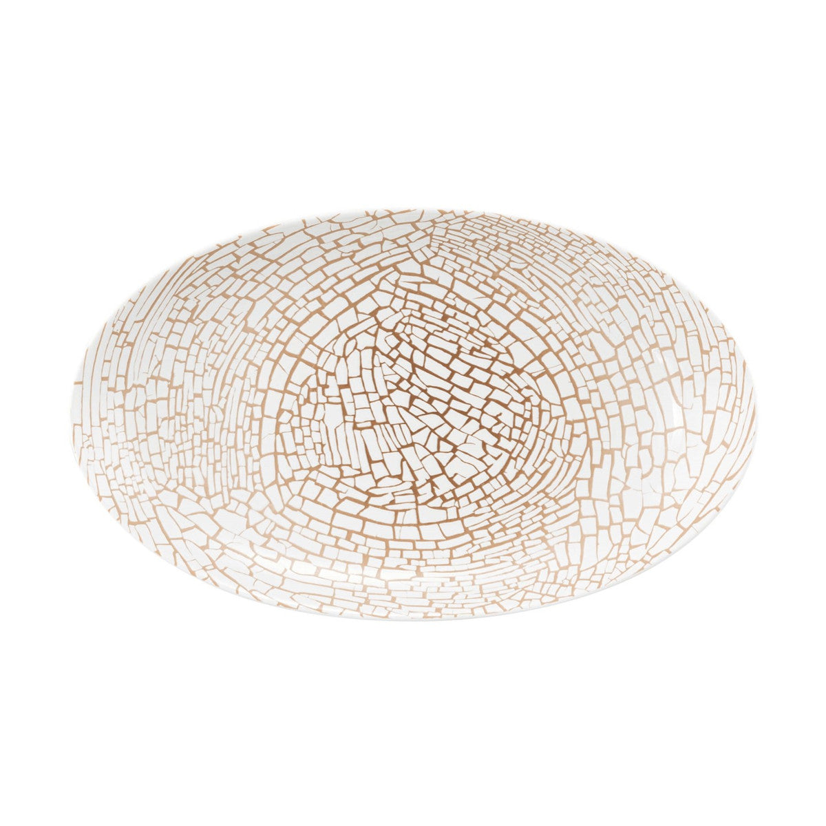 Ovāls porcelāna šķīvis 24 x 14.5cm Seltmann Weiden Liberty Krakelee