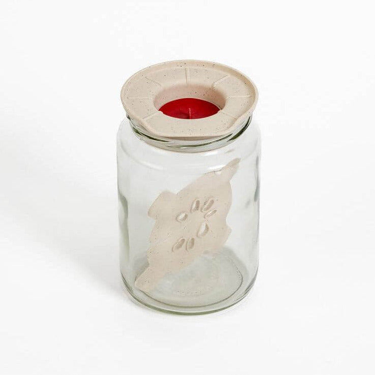 Fermentation Jar with Lid and Flexible Weight Plastia 0.75L