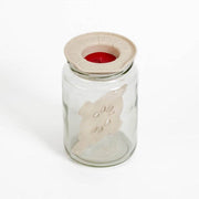 Fermentation Jar with Lid and Flexible Weight Plastia 0.75L